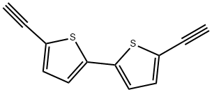 2,2'-Bithiophene, 5,5'-diethynyl- Struktur