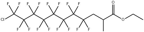 Undecanoic acid, 11-chloro-4,4,5,5,6,6,7,7,8,8,9,9,10,10,11,11-hexadecafluoro-2-methyl-, ethyl ester