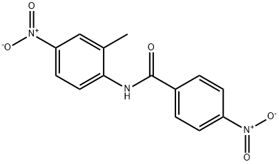 Benzamide, N-(2-methyl-4-nitrophenyl)-4-nitro- Struktur