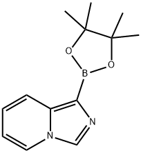 Imidazo[1,5-a]pyridine, 1-(4,4,5,5-tetramethyl-1,3,2-dioxaborolan-2-yl)- Struktur