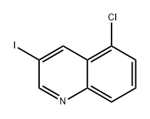 Quinoline, 5-chloro-3-iodo- Struktur