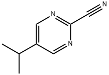 2-Pyrimidinecarbonitrile, 5-(1-methylethyl)- Struktur