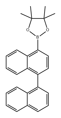 1,3,2-Dioxaborolane, 2-[1,1'-binaphthalen]-4-yl-4,4,5,5-tetramethyl- Struktur