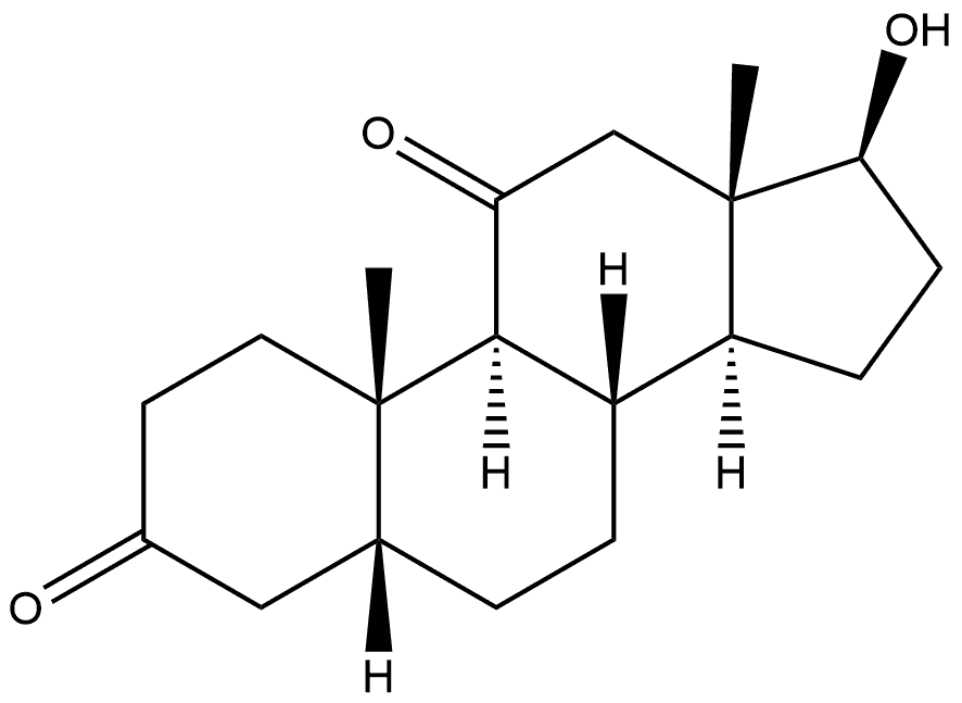 Androstane-3,11-dione, 17-hydroxy-, (5β,17β)- (9CI)