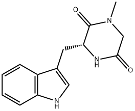 2,5-Piperazinedione, 3-(1H-indol-3-ylmethyl)-1-methyl-, (3R)-