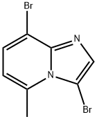 3,8-dibromo-5-methylimidazo[1,2-a]pyridine Struktur