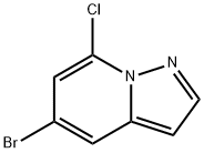 Pyrazolo[1,5-a]pyridine, 5-bromo-7-chloro- Struktur