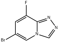 1,2,4-Triazolo[4,3-a]pyridine, 6-bromo-8-fluoro- Struktur