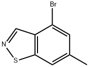 1,2-Benzisothiazole, 4-bromo-6-methyl- Struktur