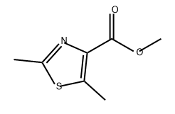 4-Thiazolecarboxylic acid, 2,5-dimethyl-, methyl ester Struktur