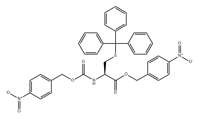 L-Cysteine, N-[[(4-nitrophenyl)methoxy]carbonyl]-S-(triphenylmethyl)-, (4-nitrophenyl)methyl ester