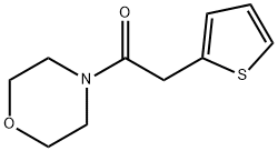 Morpholine, 4-(2-thienylacetyl)- Struktur