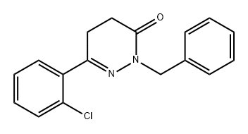 3(2H)-Pyridazinone, 6-(2-chlorophenyl)-4,5-dihydro-2-(phenylmethyl)-