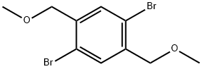 1,4-Dibromo-2,5-bis(methoxymethyl)benzene Struktur