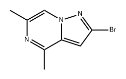 Pyrazolo[1,5-a]pyrazine, 2-bromo-4,6-dimethyl- Struktur