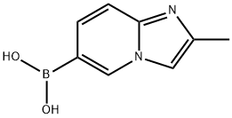 Boronic acid, B-(2-methylimidazo[1,2-a]pyridin-6-yl)- Struktur