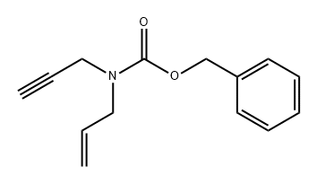 Carbamic acid, N-2-propen-1-yl-N-2-propyn-1-yl-, phenylmethyl ester Struktur