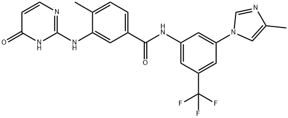 Benzamide, 3-[(1,6-dihydro-6-oxo-2-pyrimidinyl)amino]-4-methyl-N-[3-(4-methyl-1H-imidazol-1-yl)-5-(trifluoromethyl)phenyl]-