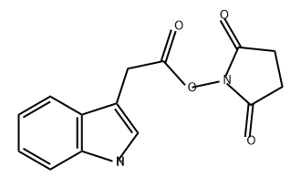 1H-Indole-3-acetic acid, 2,5-dioxo-1-pyrrolidinyl ester Struktur