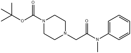 1-Piperazinecarboxylic acid, 4-[2-(methylphenylamino)-2-oxoethyl]-, 1,1-dimethylethyl ester