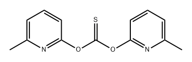 Carbonothioic acid, O,O-bis(6-methyl-2-pyridinyl) ester Struktur