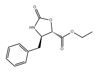 5-Oxazolidinecarboxylic acid, 2-oxo-4-(phenylmethyl)-, ethyl ester, (4R-trans)- (9CI)