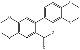 Urolithin D Tetramethyl Ether Struktur