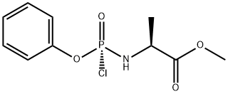 N-[(S)-Chlorophenoxyphosphinyl]-L-alanine methyl ester Struktur