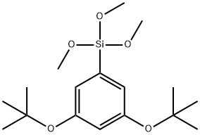 Benzene, 1,3-bis(1,1-dimethylethoxy)-5-(trimethoxysilyl)- Struktur