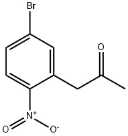 2-Propanone, 1-(5-bromo-2-nitrophenyl)- Struktur