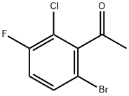 Ethanone, 1-(6-bromo-2-chloro-3-fluorophenyl)- Struktur