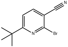 2-Bromo-6-(tert-butyl)nicotinonitrile Struktur