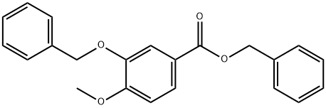 Benzoic acid, 4-methoxy-3-(phenylmethoxy)-, phenylmethyl ester