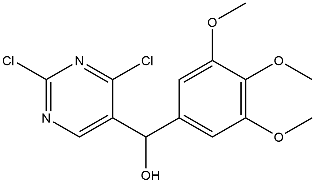 5-Pyrimidinemethanol, 2,4-dichloro-α-(3,4,5-trimethoxyphenyl)-