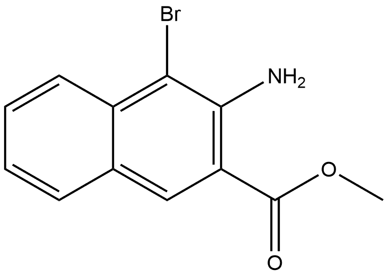 methyl 3-amino-4-bromo-2-naphthoate Struktur