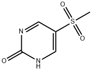 5-(Methylsulfonyl)-2(1H)-pyrimidinone Struktur