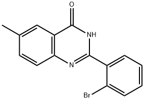 4(3H)-Quinazolinone, 2-(2-bromophenyl)-6-methyl- Struktur