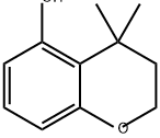 2H-1-Benzopyran-5-ol, 3,4-dihydro-4,4-dimethyl- Struktur