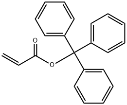 2-Propenoic acid, triphenylmethyl ester Struktur