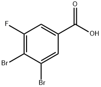 Benzoic acid, 3,4-dibromo-5-fluoro- Struktur