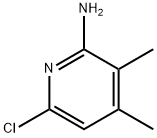 2-Pyridinamine, 6-chloro-3,4-dimethyl- Struktur