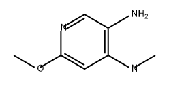 3,4-Pyridinediamine, 6-methoxy-N4-methyl- Structure