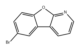 Benzofuro[2,3-b]pyridine, 6-bromo- Struktur