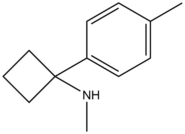 N-Methyl-1-(4-methylphenyl)cyclobutanamine Struktur