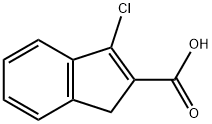 3-Chloro-1H-indene-2-carboxylic acid Struktur