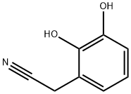 2,3-Dihydroxybenzeneacetonitrile Struktur