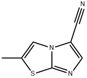 2-methylimidazo[2,1-b]thiazole-5-carbonitrile Struktur