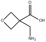 3-Oxetanecarboxylic acid, 3-(aminomethyl)- Struktur