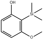 Phenol, 3-methoxy-2-(trimethylsilyl)- Struktur