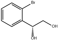 1,2-Ethanediol, 1-(2-bromophenyl)-, (1R)- Struktur